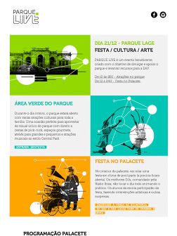Parque Live – Website Home (iPad)